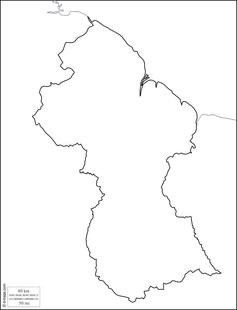 ಖಾಲಿ ನಕ್ಷೆ ಗಯಾನಾ